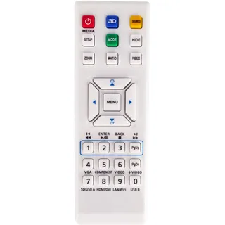Leankle Fernbedienung E-26191/ MC.JH611.001 für Acer Beamer H5380BD, H6517BD, H6517ST, H6520BD, H7550BD, H7550STz, P1173, P1283, P1287, P1383W, P1385WB, P1510, P5227, P5327W, P5515, S1283Hne, X113PH
