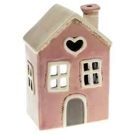 Village Pottery Teelichthalter Herzform Keramik Rosa