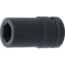 BGS Kraft-Steckschlüssel-Einsatz Sechskant, tief | Antrieb Innenvierkant 25 mm (...
