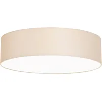 OTTO home Avveline 1 E27 beige, Leinen-Baumwoll Lampenschirm Ø 38 cm