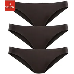 Bikinislip LASCANA "aus hochwertiger Modal-Qualität", Damen, Gr. 32/34, schwarz, Obermaterial: 94% Modal (TENCEL), 6% Elasthan, unifarben, körpernah, Unterhosen