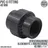 Mega Group - Mega Verschraubung Pvc-u 40 mm PVC Klebe Fitting Innengewinde 10 Bar, Grau