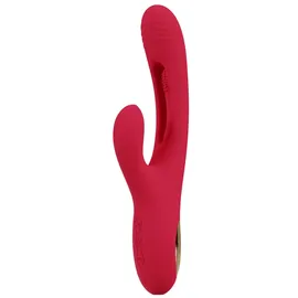 Sweet Smile Rabbit Vibrator with G-Spot Stimulation, Rot, 14,1 cm