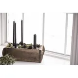 ib laursen Stabkerze 11cm, dunkelgrau