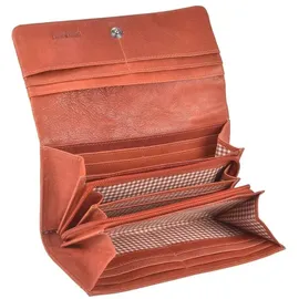 GREENBURRY Tumble Nappa Geldbörse Damen orange