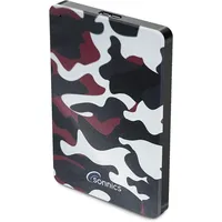 Sonnics 500GB Rot Camo Externe tragbare Festplatte USB 3.0