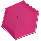 Knirps Knirps® Taschenregenschirm Rookie Manual Kinder Schultaschenschirm Regenschirm, Taschen Kinderschirm, Farbe:Flamingo - Rosa