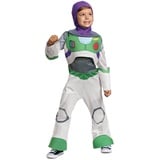 Disney Offizielles Classic Buzz Lightyear Kostüm Kinder, Astronaut Kostüm Kinder, Toy Story Kostum fur Jungen, Faschingskostüme Astronauten Roboter Geburstag Karneval Kind Costume Größ S