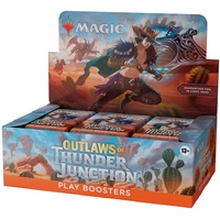 Magic The Gathering Magic: The Gathering – Outlaws von Thunder Junction Play-Booster-Display – 36 Booster (504 Magic-Karten) (English Version)