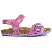 GEOX Mädchen J Adriel Girl C Sandal, Fuchsia Multicolor,