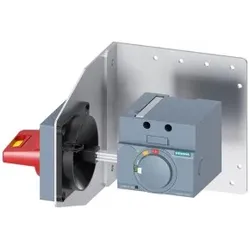 Siemens 3VA91570PK57 Seitenwand-Drehantrieb Not-Halt IEC IP65 mit Montagewinkel Beleuchtungs-Kit 24V