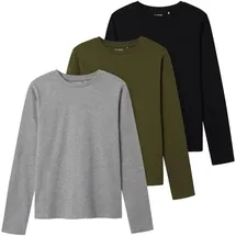 two soon 3er-Pack T-Shirt in Black | Gr.: 122/128