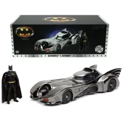 JADA TOYS 253215009 1:24 Next Level 1989 Batmobile - Chrome