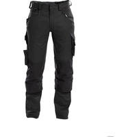 Dassy Arbeitshose mit Stretch und Kniepolstertaschen, schwarz Gr.