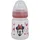 Stor WEITHALS-BABYFLASCHE 150 ML SILIKONSAUGER 3 POSITIONEN MINNIE MOUSE HEART FULL