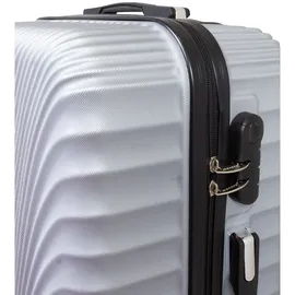 MONOPOL Padua Koffer-Set 3-tlg. grau/silber