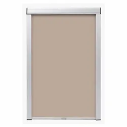 vidaXL Verdunkelungsrollo Beige C02