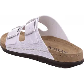 ROHDE Damen Pantolette gemusterter Zweiriemer mit Schnalle Rodigo-D 5872, Größe:38 EU,
