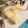 Oviala Mixi Modulares Ecksofa 3-Sitzer hellgelb
