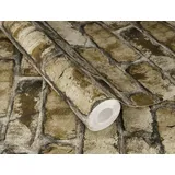 tesa rasch Vliestapete Clayton 6 m x 0,53 m 1 St Beige/Braun/Grau 371918