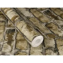 tesa rasch Vliestapete Clayton 6 m x 0,53 m 1 St Beige/Braun/Grau 371918