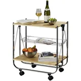 Wenko Servierwagen Deluxe Ahorn,