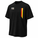 Trikot Deutschland WM 2026 T-Shirt - zur Fußball Weltmeisterschaft Germany - Unisex & extra weich - Herren & Damen - schwarz M - M