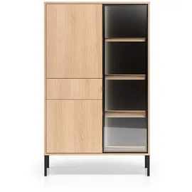 petits-meubles Geschirrschrank 3-türig Mit 1 Schublade 0 x 0 x 0 Schwarz