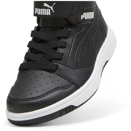 Puma Rebound V6 Mid Kinder Schwarz 35