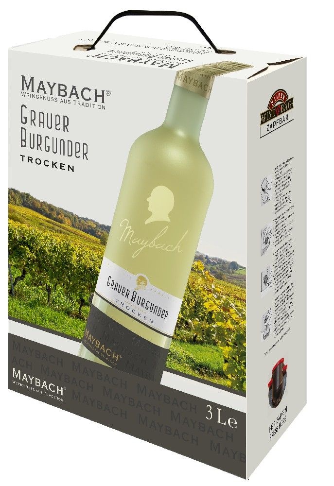Maybach Grauer Burgunder trocken 3,0l Bag in Box