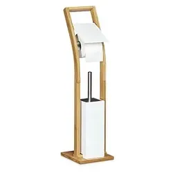 relaxdays WC-Garnitur braun Stein