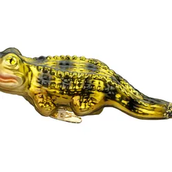 Christbaumschmuck Glas Krokodil auf Clip Weihnachtskugeln Weihnachtsbaum Tiere