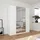 OTTO home Drehtürenschrank AGORDO 181 x 210 x 54 cm Weiß