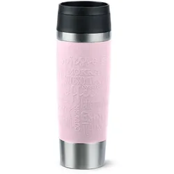 EMSA Travel Mug Classic Grande, Pink, Edelstahl, Silikon, Edelstahl, Polypropyle