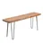 DESIGN DELIGHTS Sitzbank Bohle Beige 120 x 50 x 30 cm