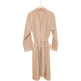 Egeria Unisex-Bademantel EGERIA "Pure" Gr. S, taupe, S, Baumwolle, Hausmäntel, Kimono