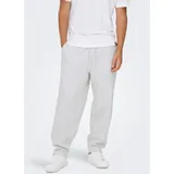 Only & Sons ONSCERES WIDE PANT Relaxed Grau XXL