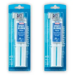 2x 25ml LIQUI MOLY 6183 Klebstoff Epoxykleber Kartusche Heißkleber