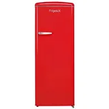FrigeluX Kühlschrank RF218, Retro-Design rot