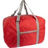 Wedo Gepäcktasche faltbar wasserabweisend, Nylon rot