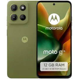 Motorola Moto G15 4 GB RAM 128 GB Iguana Green