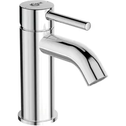 Ideal Standard Ceraline Waschtischarmatur mit Push-Open Ventil, Badarmaturen, chrom
