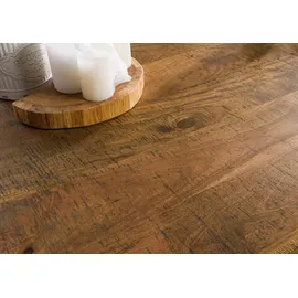 Massivmoebel24 Couchtisch Mango 120x75x45 dunkelbraun geölt RODEZ #123