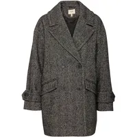 Fransa Jacke Mailika grau / schwarz / weiß XL