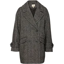 Fransa Jacke Mailika grau / schwarz / weiß XL