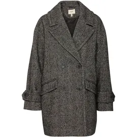 Fransa Jacke Mailika grau / schwarz / weiß XL