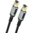 Oehlbach D1C13353 RJ45 Patchkabel CAT 8.1 2.00m Schwarz vergoldete Steckkontakte, dreifach geschirmt 1St.