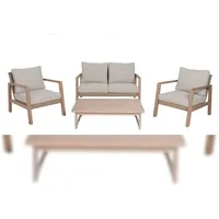 Garden Pleasure SAN MATEO Lounge-Set 4-tlg. braun