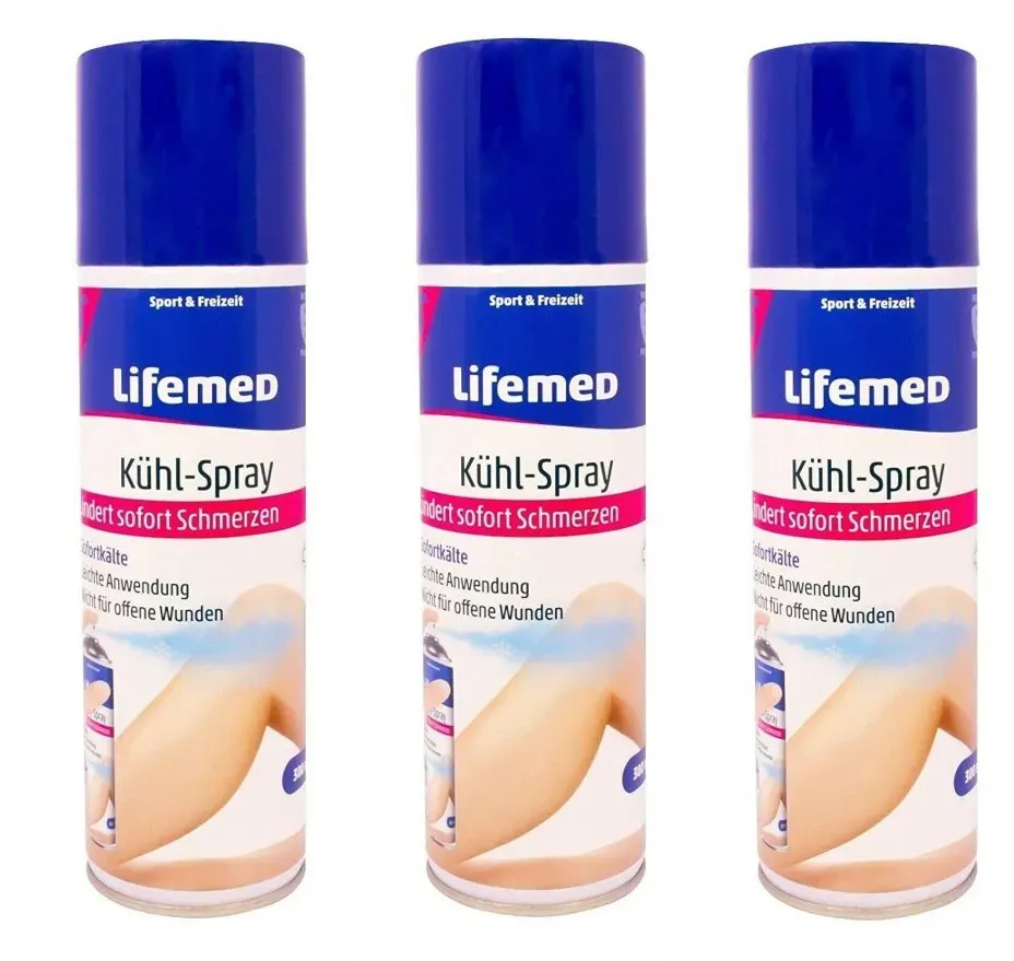 Lifemed Kühlspray 300 ml transparent 3 x 300 ml