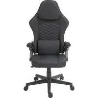 Deltaco DC130 Gamingstuhl Soft Mesh, schwarz, Gaming Stuhl, Schwarz